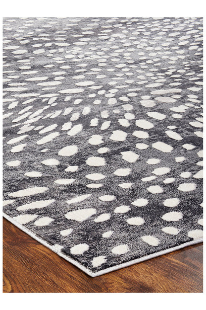 Natori Buy Serengeti- Charcoal Spotted Rug in Grey Online