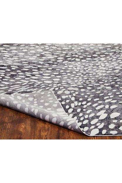 Natori Buy Serengeti- Charcoal Spotted Rug in Grey Online