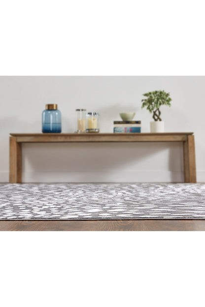 Natori Buy Serengeti- Charcoal Spotted Rug in Grey Online