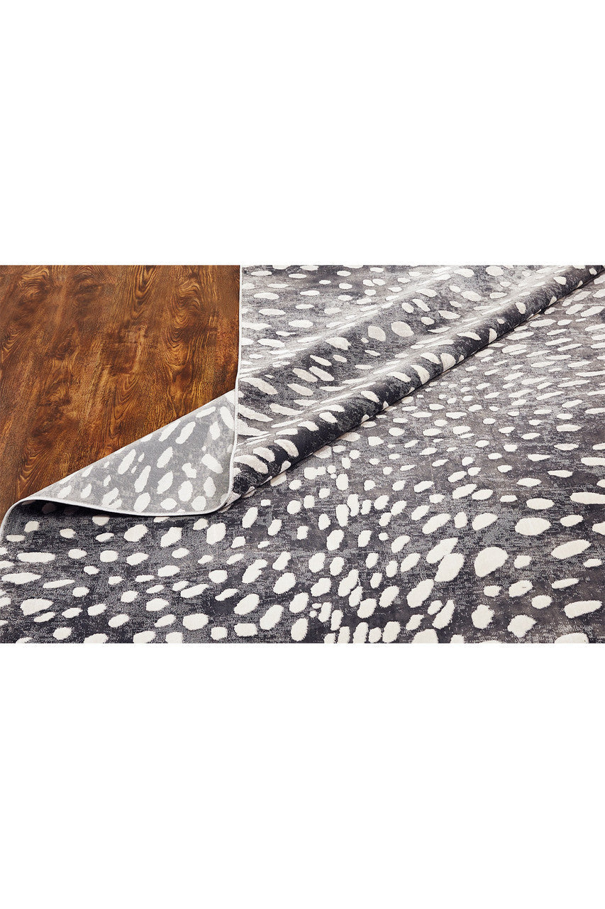 Natori Buy Serengeti- Charcoal Spotted Rug in Grey Online