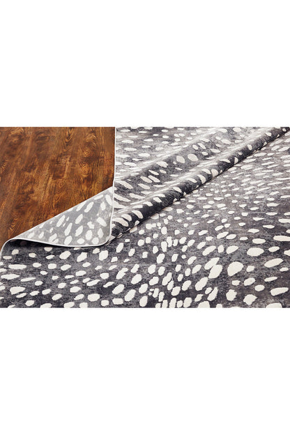 Natori Buy Serengeti- Charcoal Spotted Rug in Grey Online