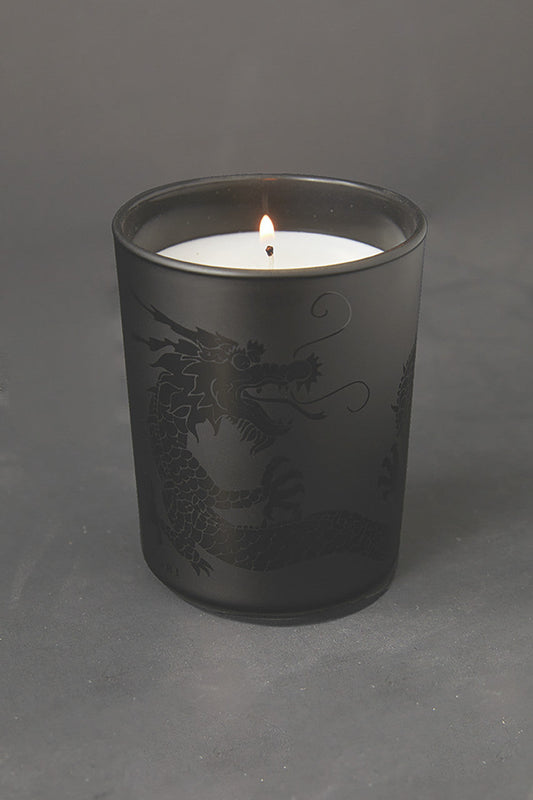 Natori Buy Dragon Etched Candle in Black Online