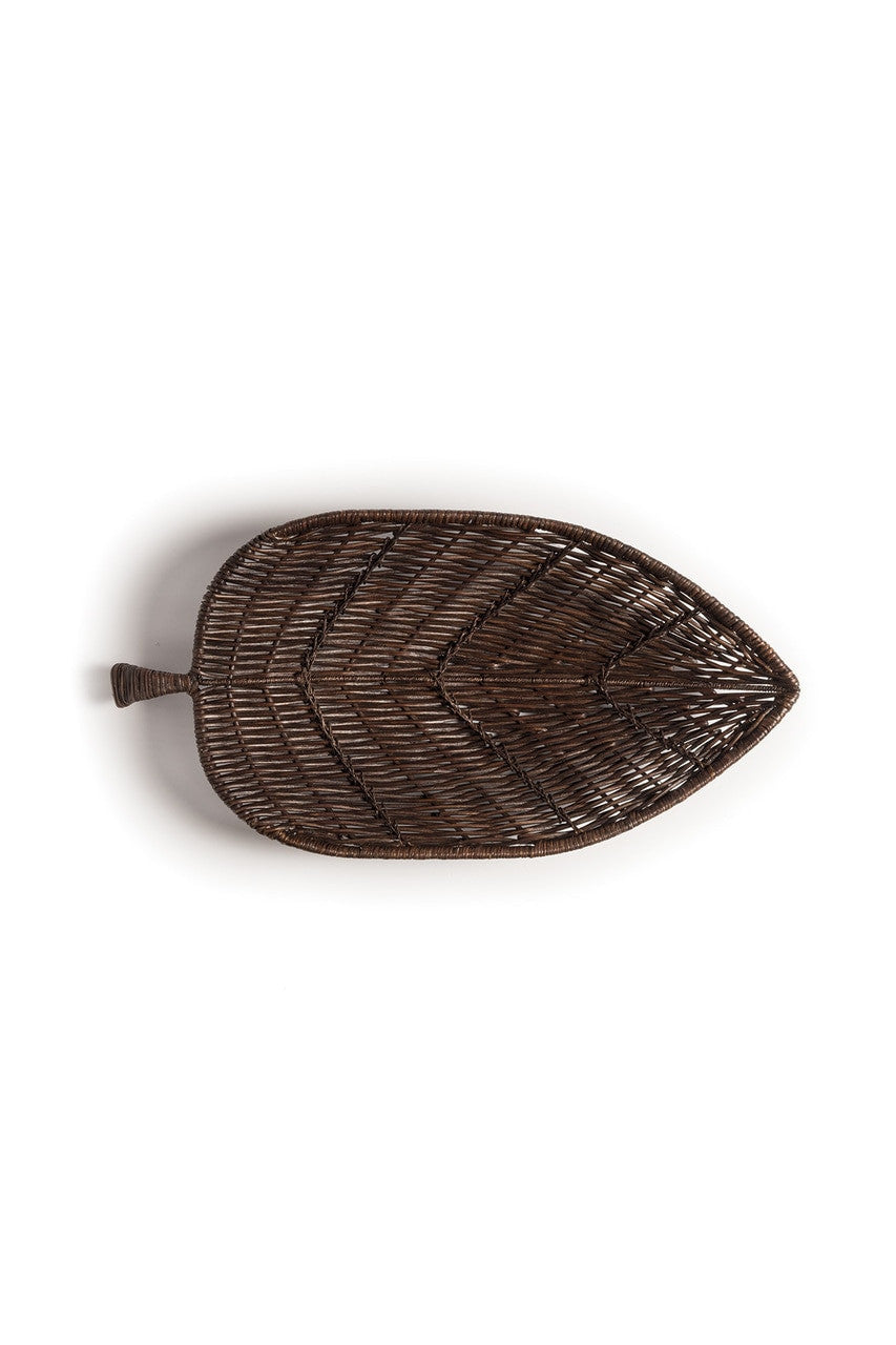 Natori Buy Maranao Leaf Tray in Brown Online
