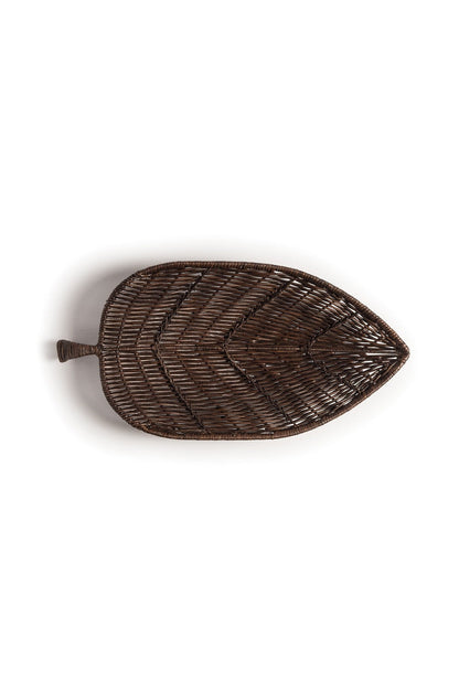 Natori Buy Maranao Leaf Tray in Brown Online