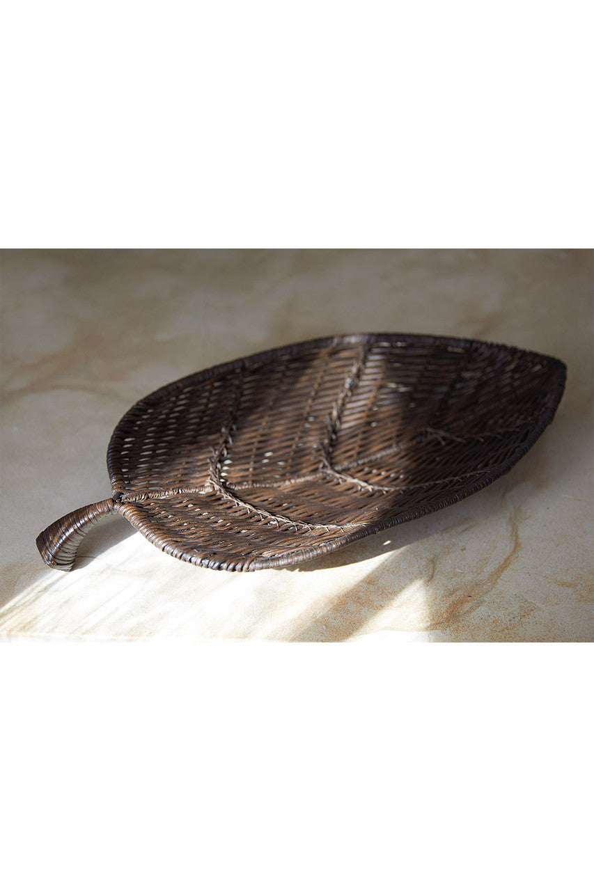 Natori Buy Maranao Leaf Tray in Brown Online