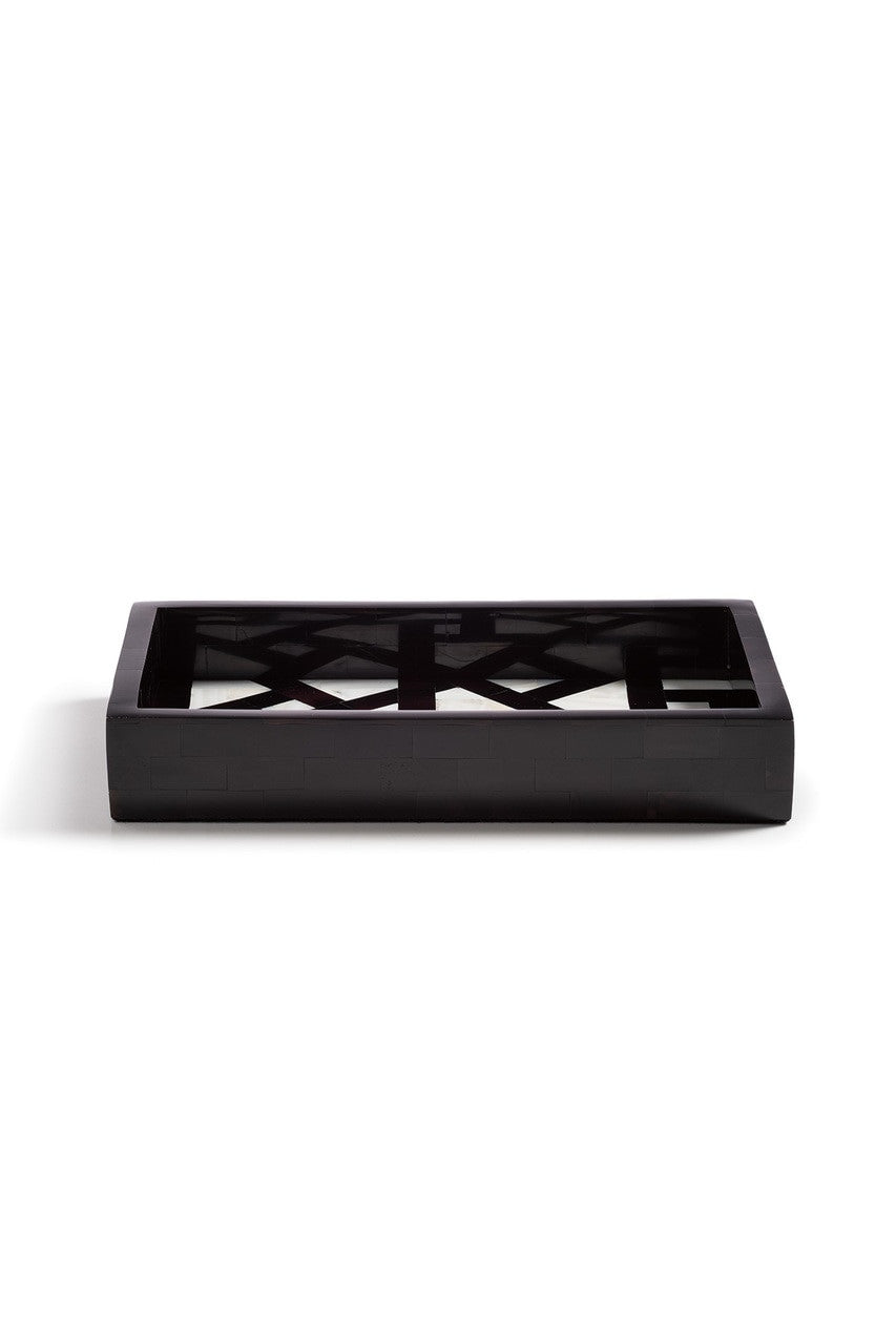 Natori Buy Mindoro Small Tray in Black & White Online