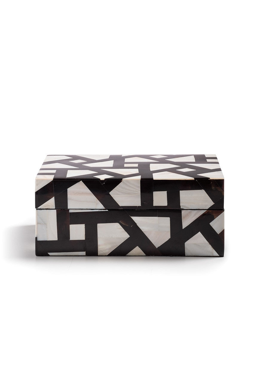 Natori Buy Mindoro Box in Black & White Online