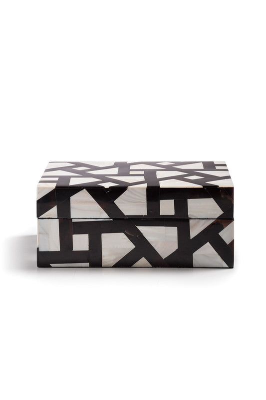 Natori Buy Mindoro Box in Black & White Online