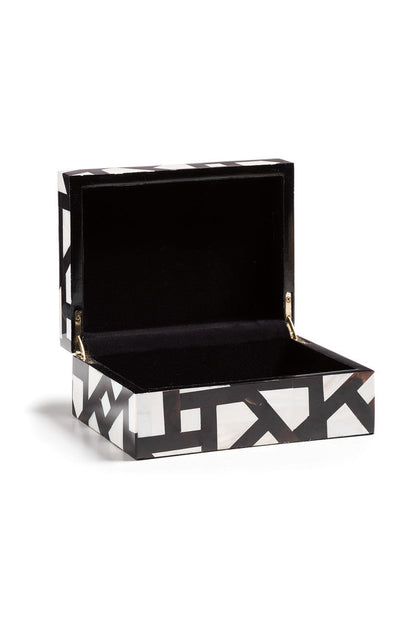 Natori Buy Mindoro Box in Black & White Online