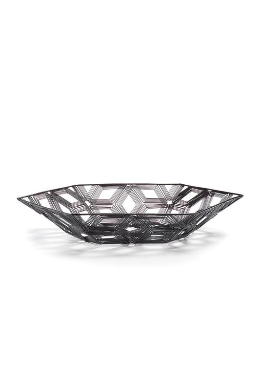 Natori Buy Naga Hexagon Tray in Black Online
