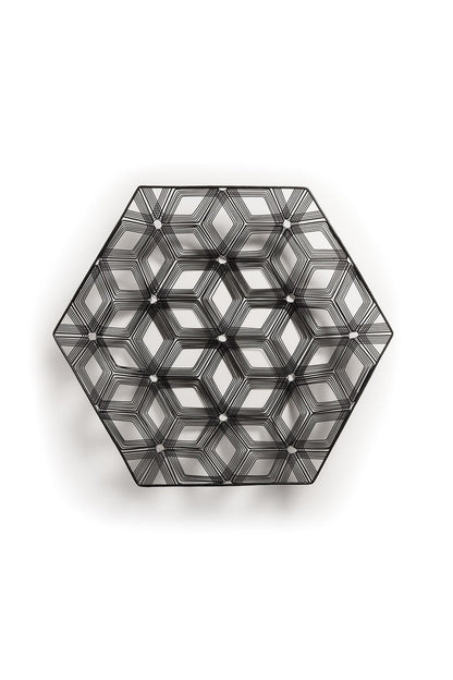 Natori Buy Naga Hexagon Tray in Black Online
