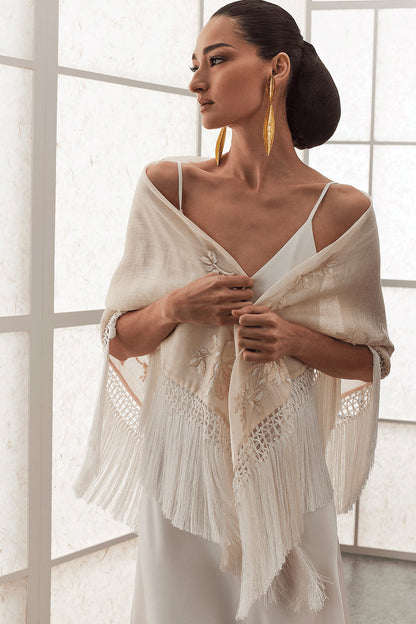 Natori Buy Gold Plated Leaf Earrings in Gold Online