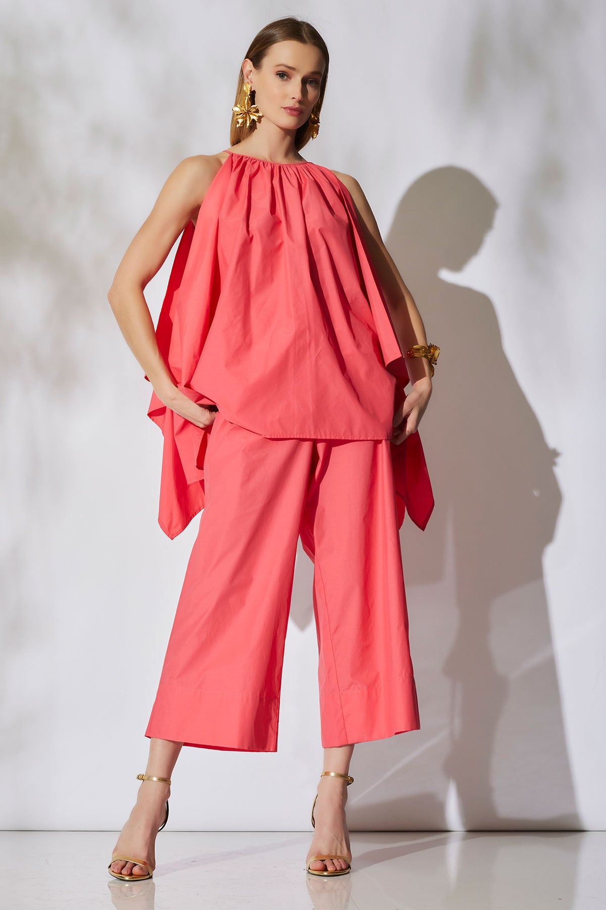 Natori Techno Poplin Cropped Pants