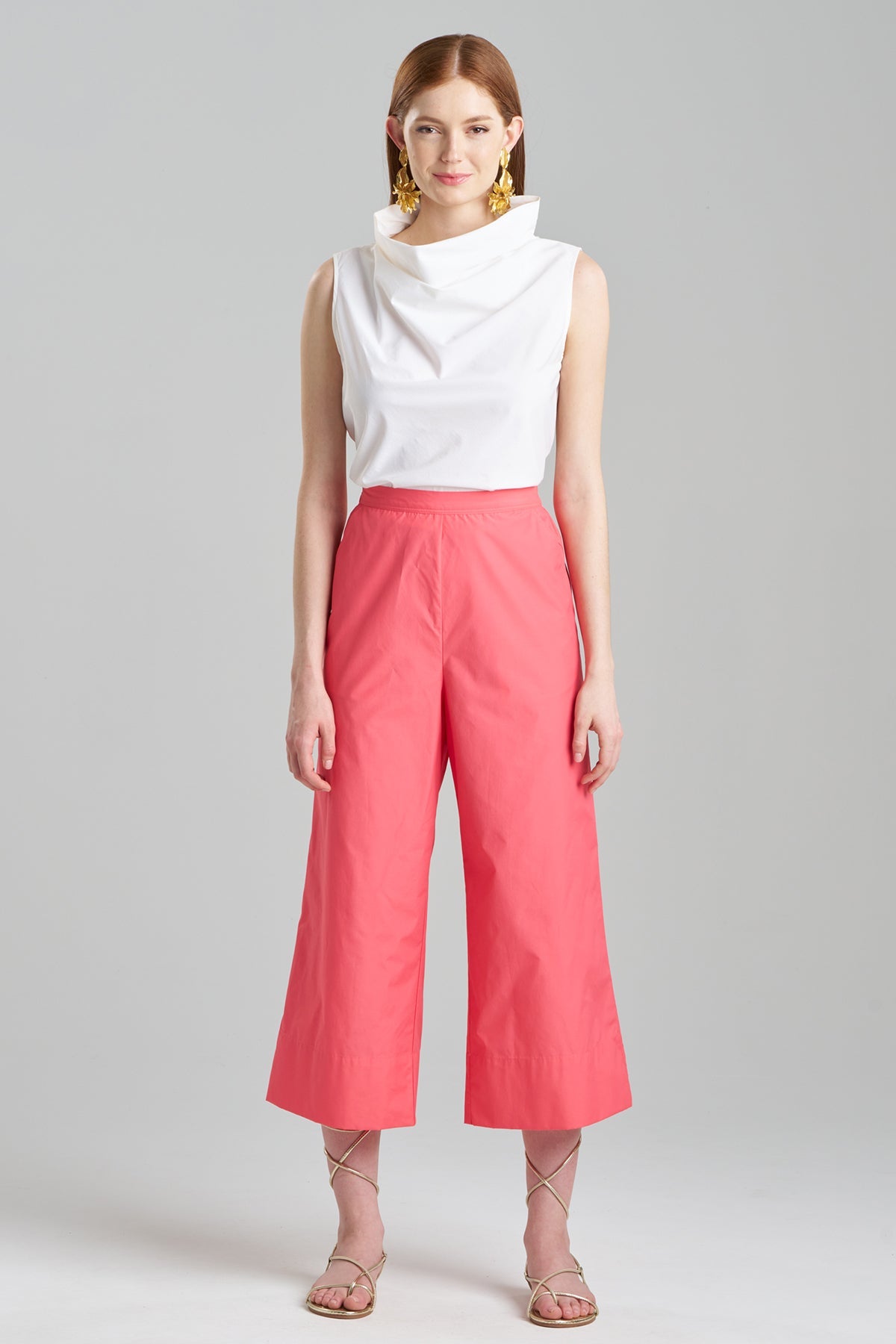 Natori Techno Poplin Cropped Pants