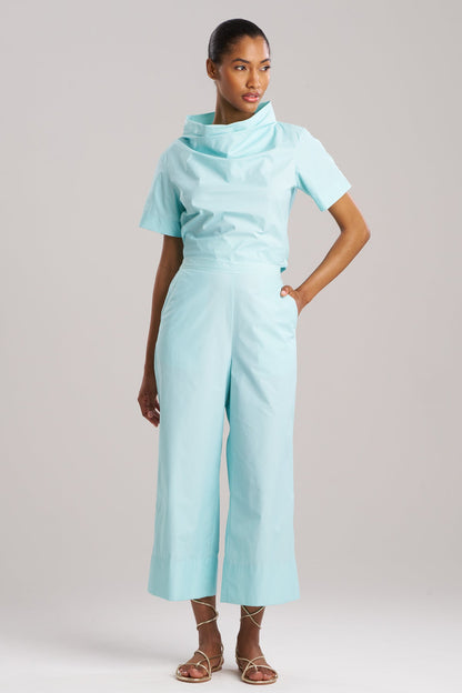 Natori Techno Poplin Cropped Pants