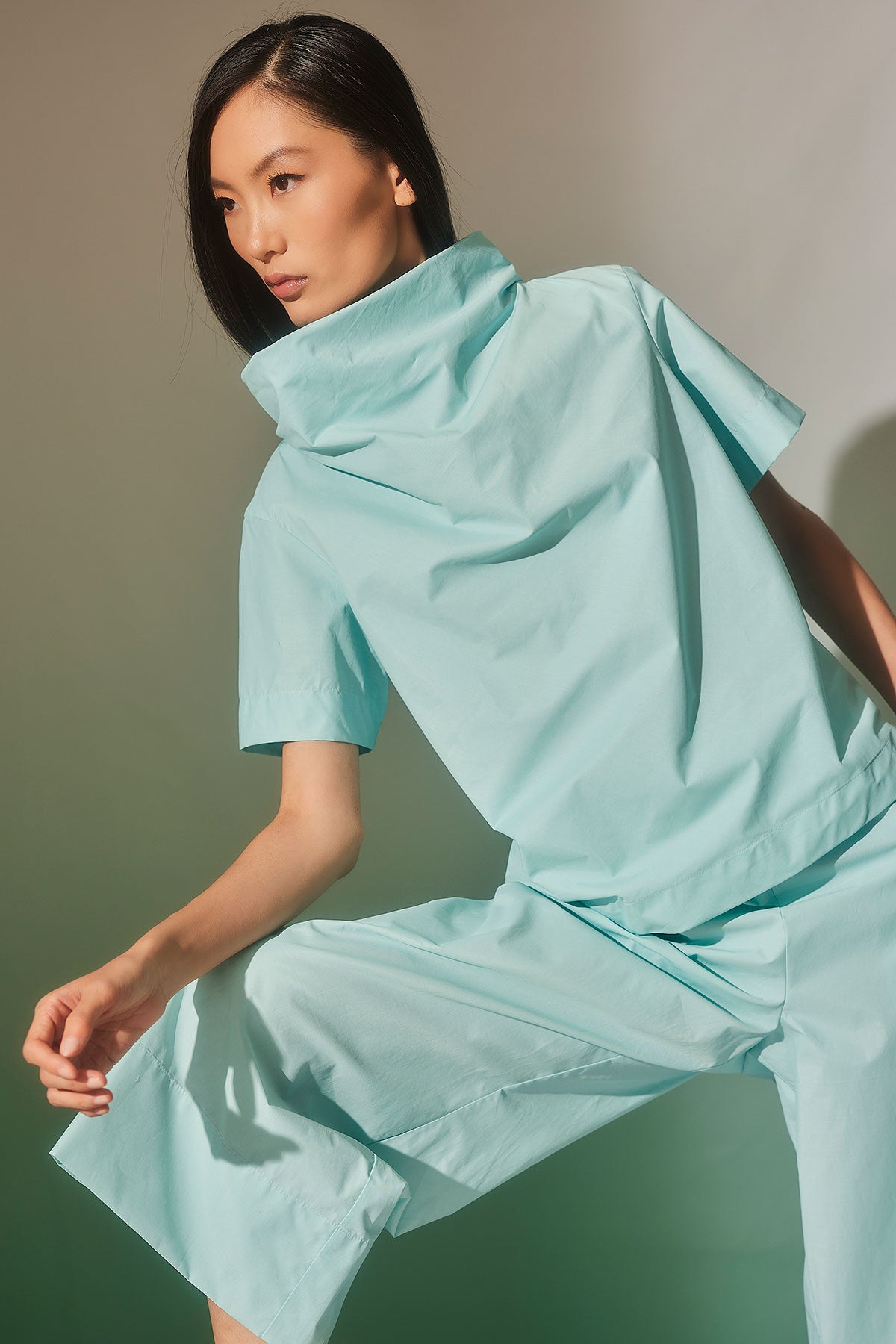 Natori Techno Poplin Cropped Pants