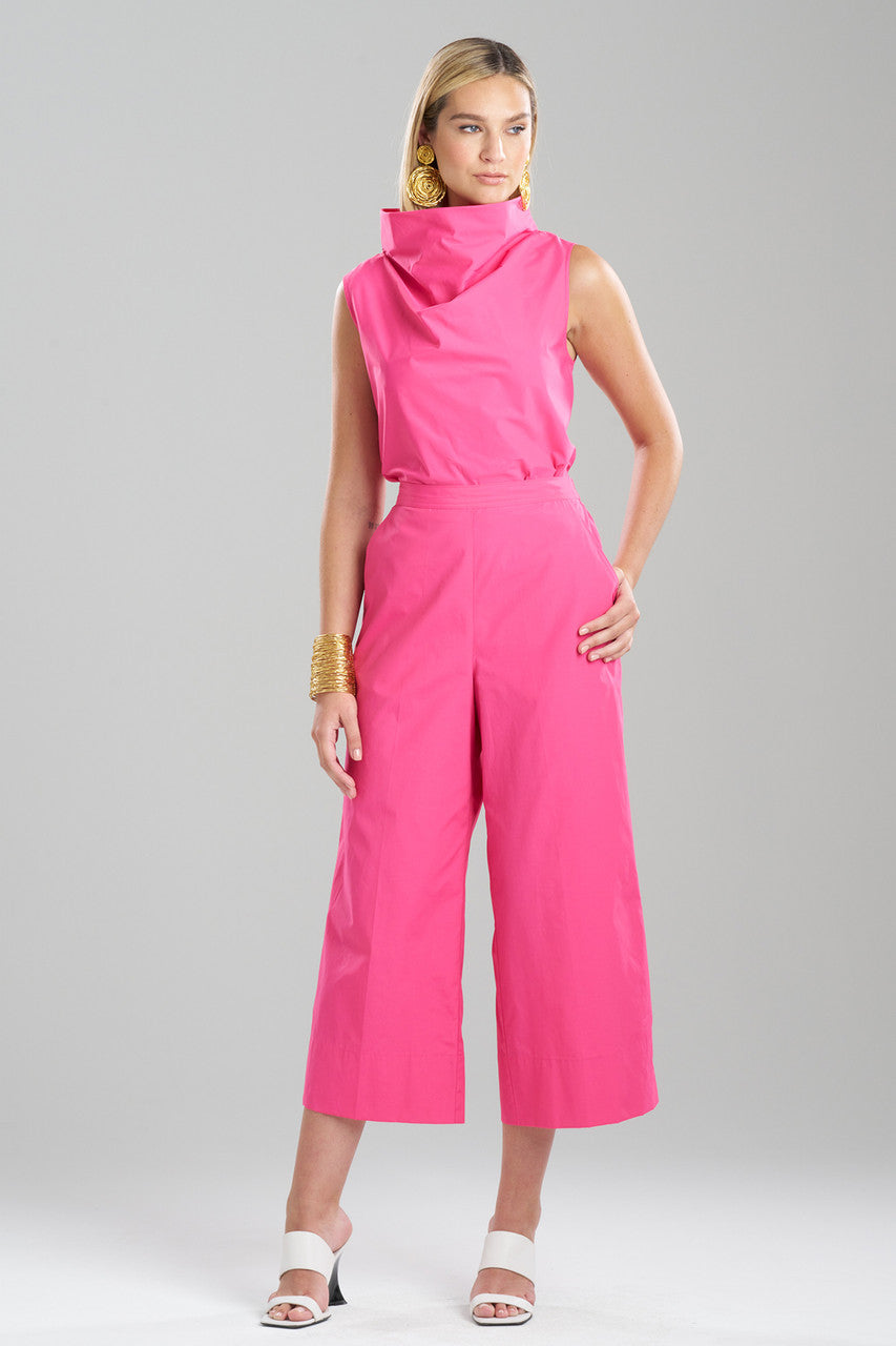 Natori Buy Techno Poplin Cropped Pants in Electric Pink Online
