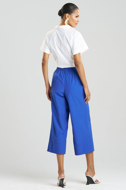 Natori Buy Techno Poplin Cropped Pants in Cobalt Online