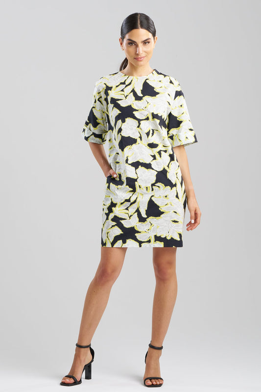 Natori Misty Floral Cotton T-Shirt Dress