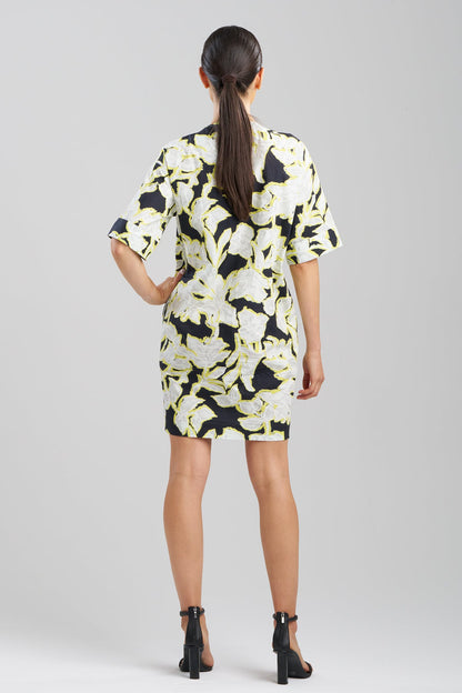 Natori Misty Floral Cotton T-Shirt Dress