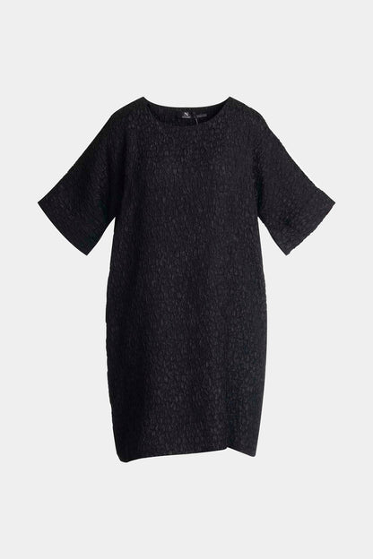 Natori Floral Crinkle Jacquard T-Shirt Dress