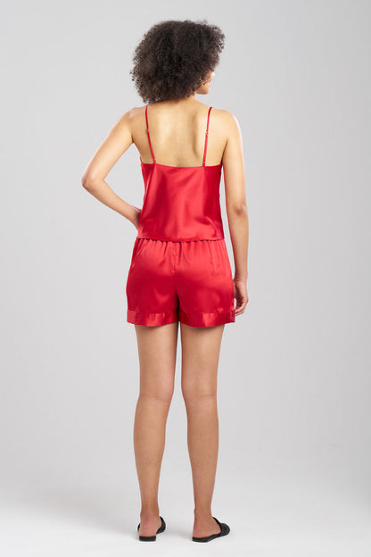 Natori Buy Glamour V-Neck Cami in Brocade Red Online
