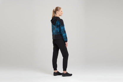 Natori Buy Interlocked Full Zip Hoodie in Dark Teal Online