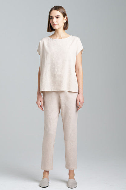 Natori Buy Onsen Cotton T-Shirt in Sand Dune Online