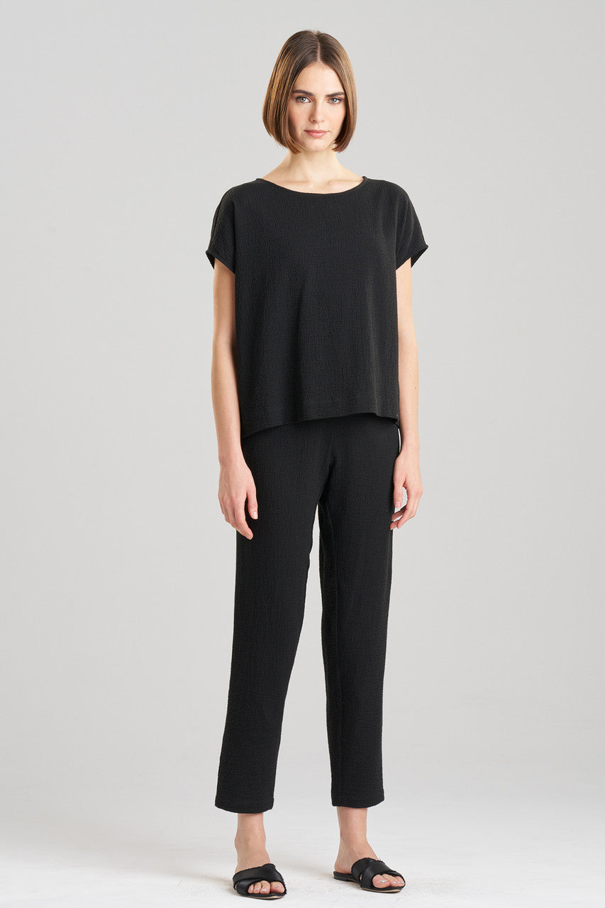 Natori Buy Onsen Cotton T-Shirt in Black Online