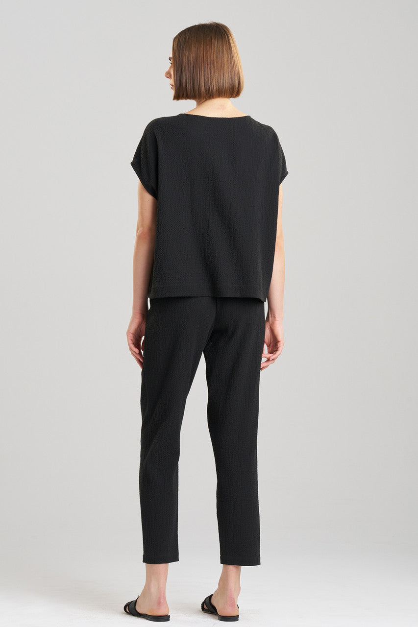 Natori Buy Onsen Cotton T-Shirt in Black Online